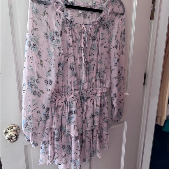 LoveShackFancy Popover Floral Dress - Picture 1 of 2